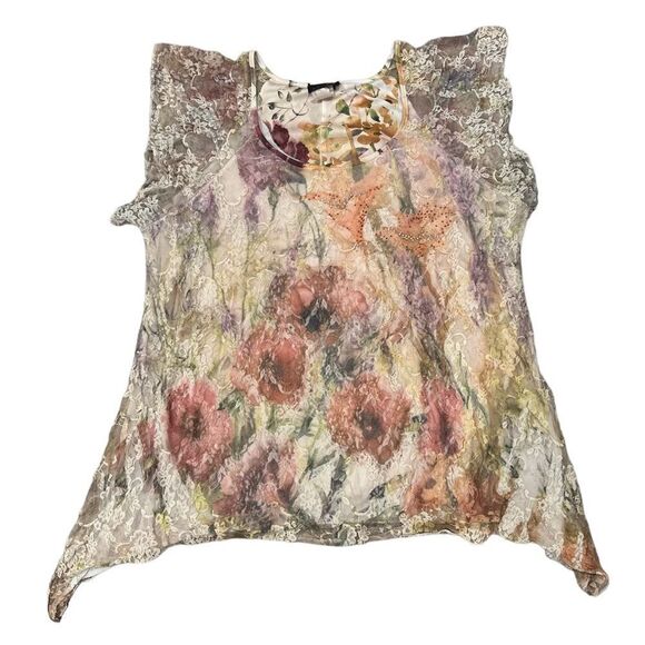 Brittany Black Y2K Boho Top - Picture 1 of 5